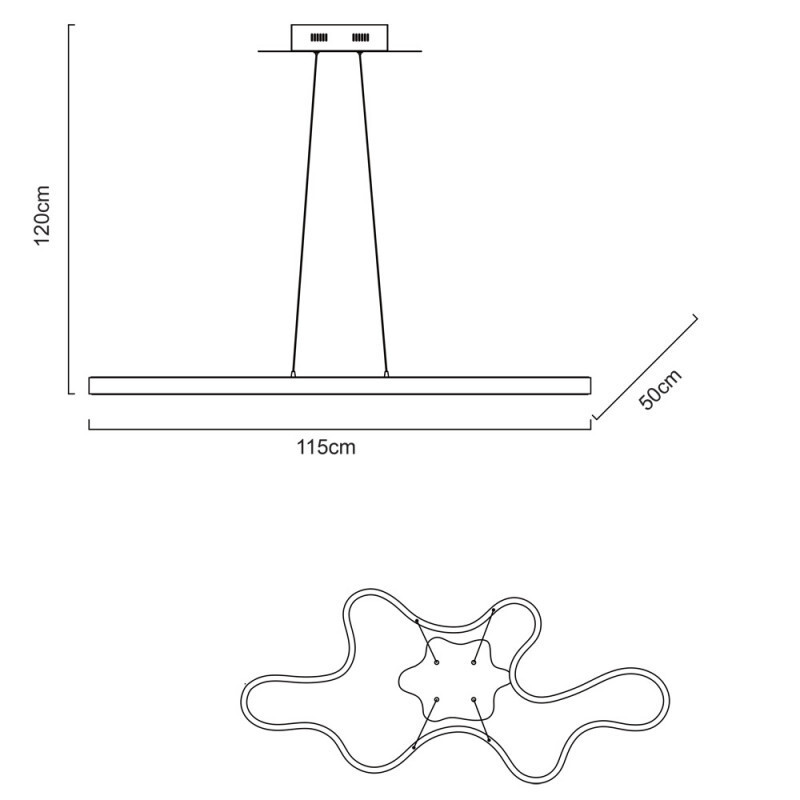 Подвесная люстра Arte Lamp A9425SP-1CC
