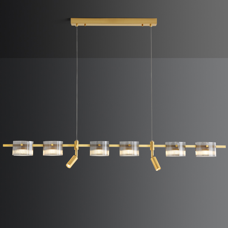 Подвесной светильник NICOLETTA C LONG L150 Brass by ImperiumLoft