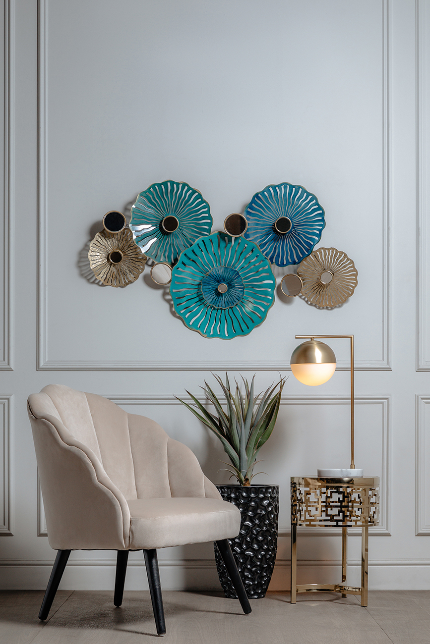 Декор настенный "Цветы" Garda Decor 37SM-0879