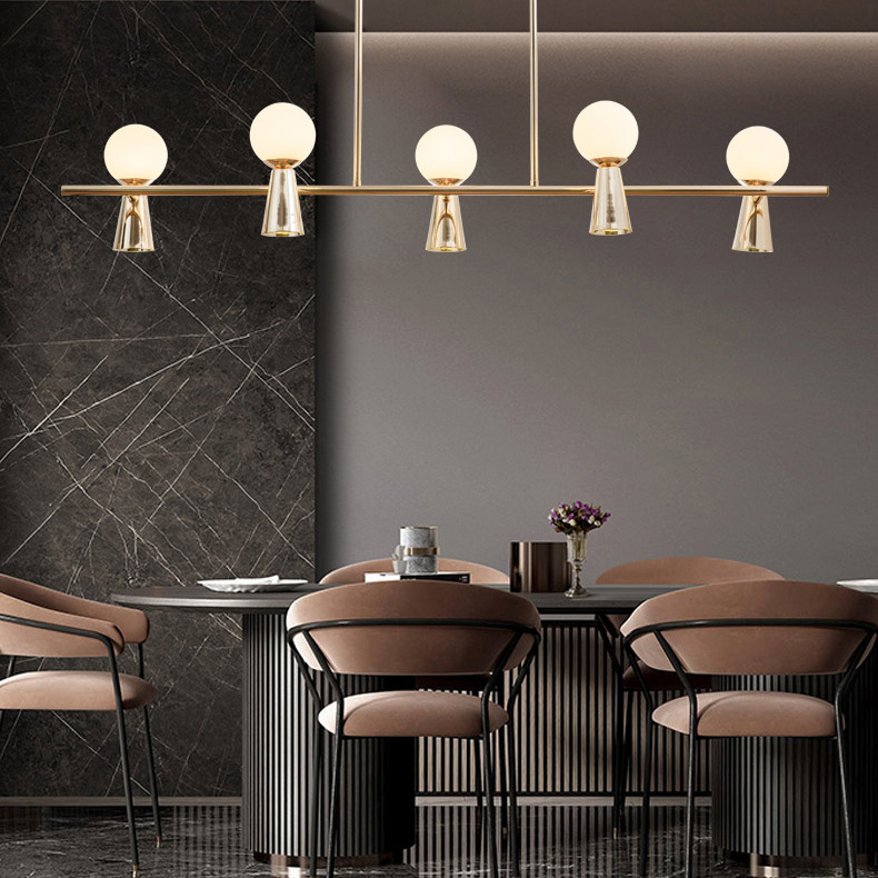 Потолочный светильник ABELINA LONG L10 Black White by ImperiumLoft