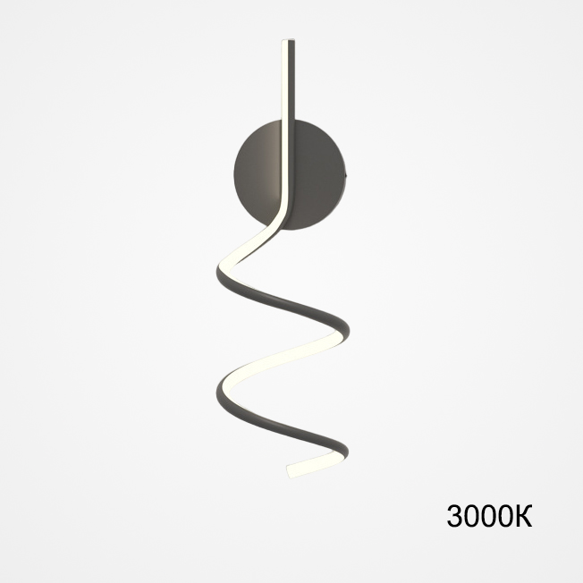 Настенный светильник DAMARIS WALL H50 Black 3000К by ImperiumLoft