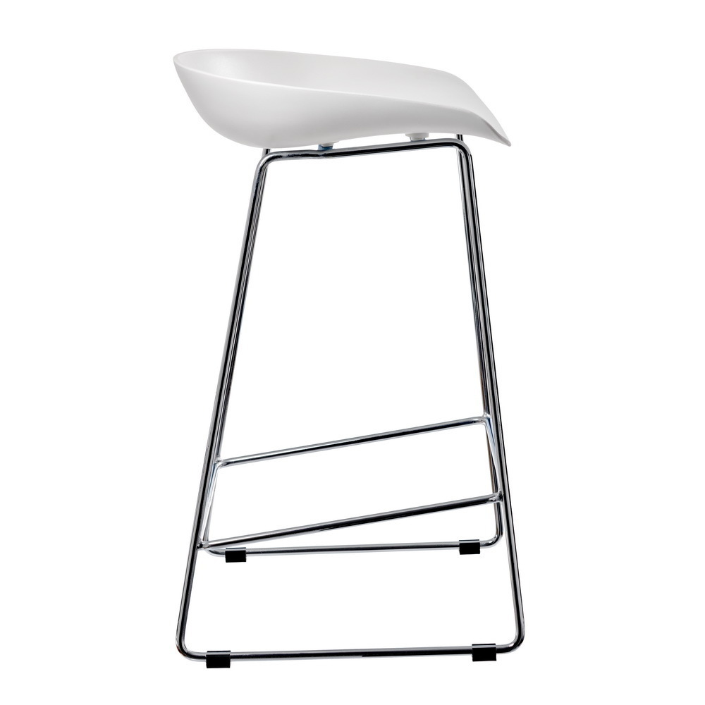 Стул полубарный Neo белый Bradex Home FR 0697