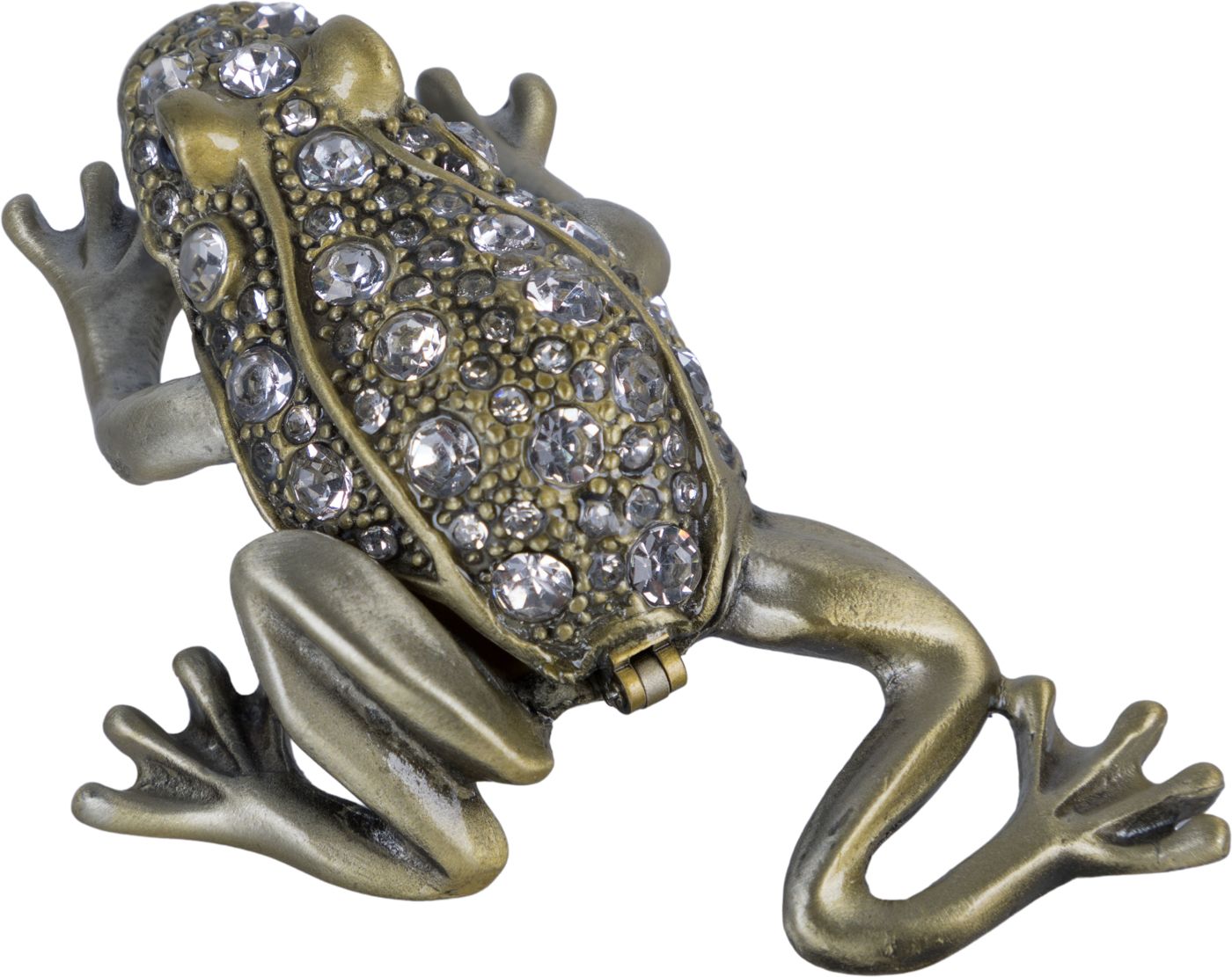 Шкатулка для драгоценностей со стразами Лягушка Glasar 39-088