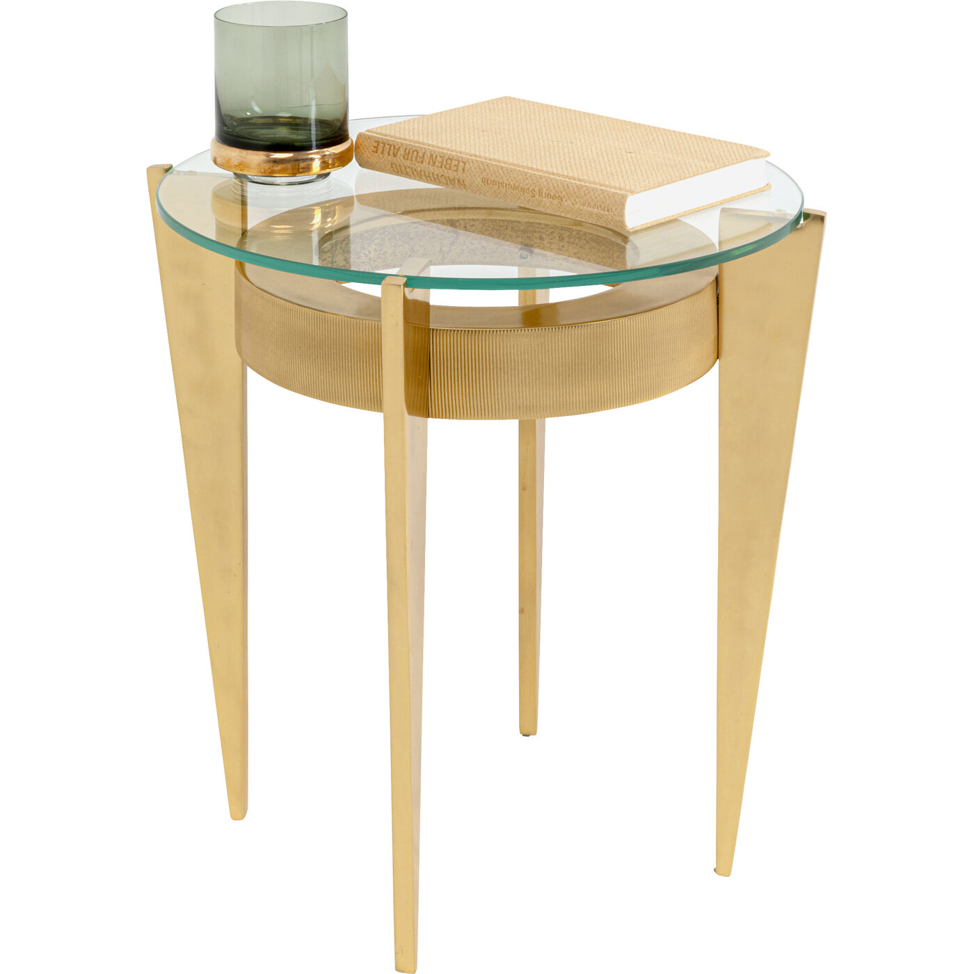 Стол приставной Nino Gold Ø41cm KARE 71287