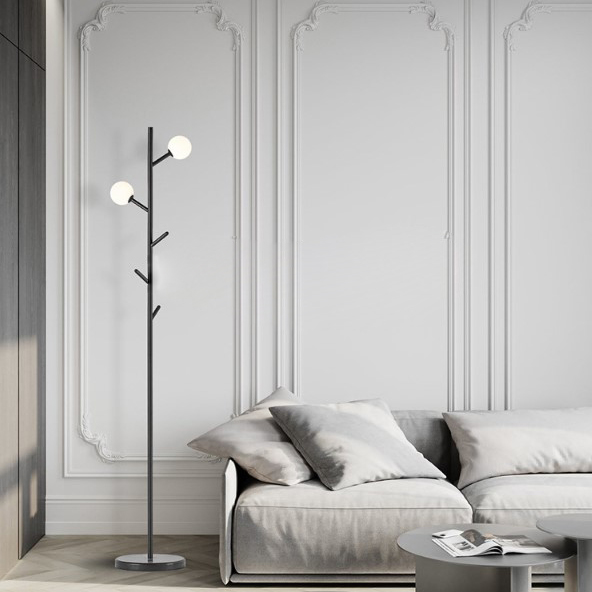 Торшер DORAN BLACK by ImperiumLoft