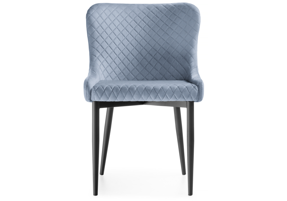 Стул Woodville Teo light blue / black 15021