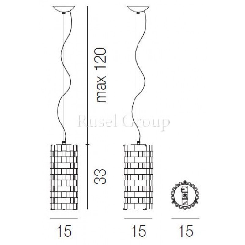 Подвесной светильник Vistosi TAHOMA SP 11