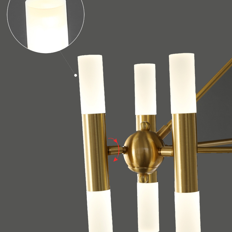 Потолочная люстра GRAPHITE L24 by ImperiumLoft