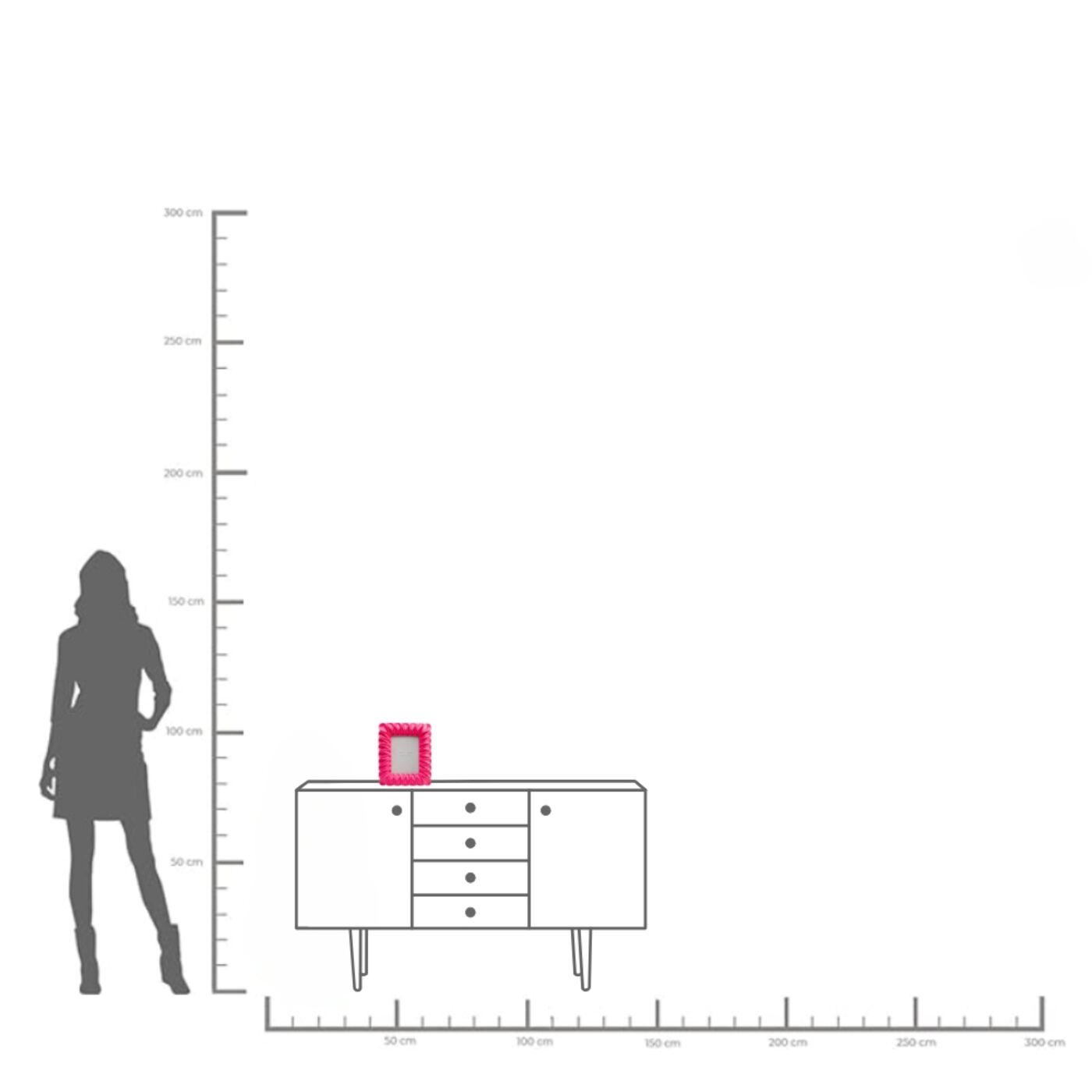 Фоторамка Sunrise Pink 13x18cm KARE 57884