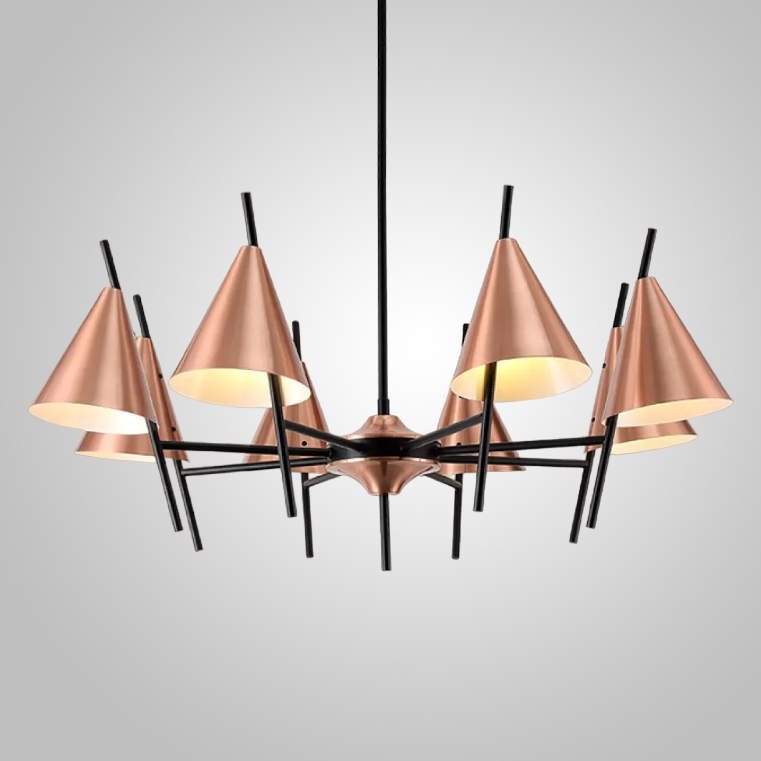 Люстра на штанге CRATER A L8 by ImperiumLoft