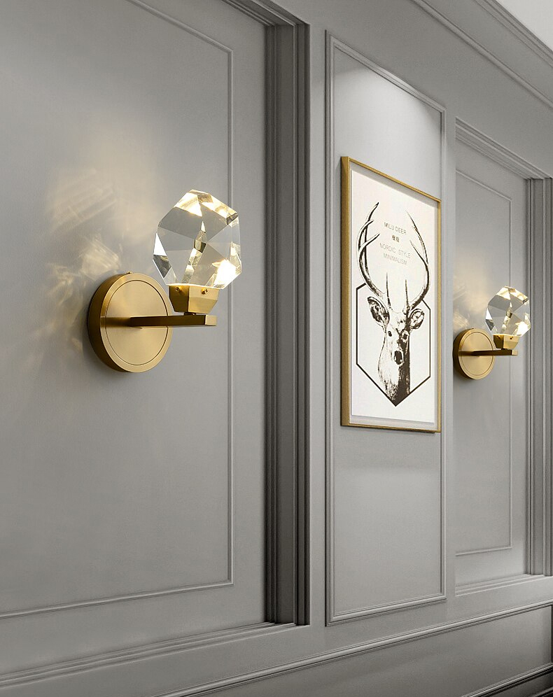 Настенный светильник Delight Collection 9701W/1 brass