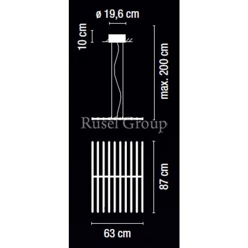 Подвесной светильник Vibia Rhythm 2120