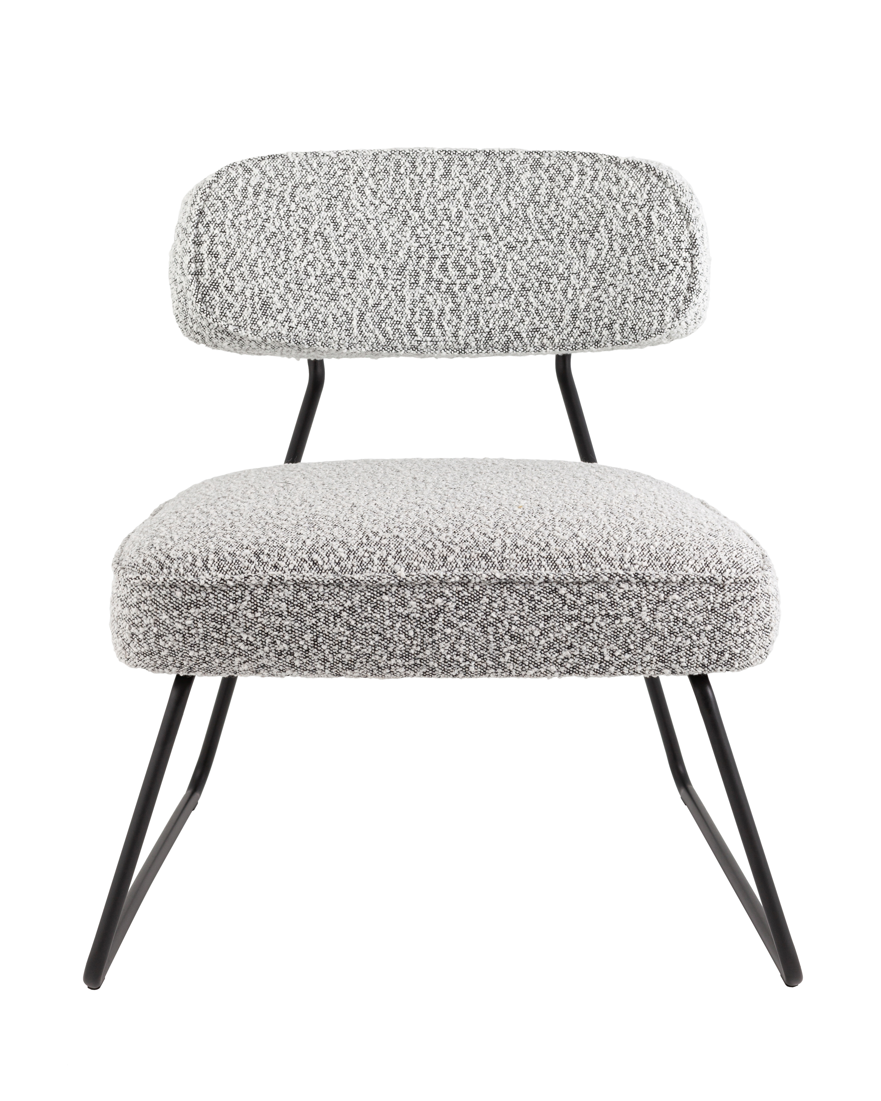 Кресло лаунж Kate серый Stool Group