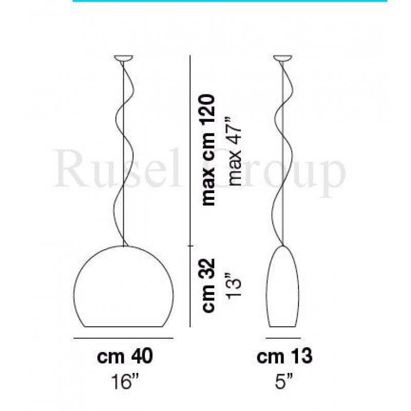 Подвесной светильник Vistosi NOON SP