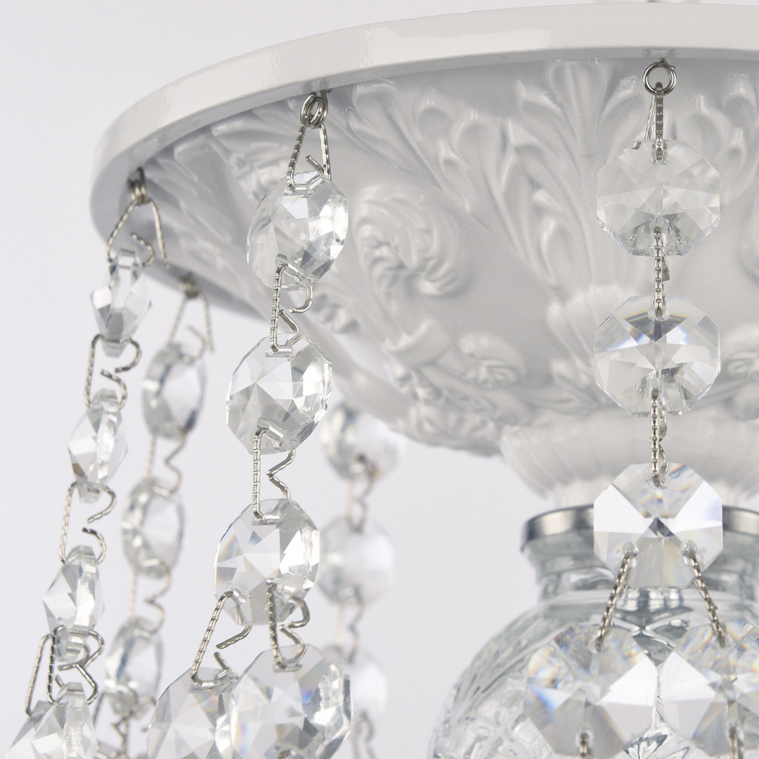 Люстра хрустальная AL16302/10/240 WG Bohemia Ivele Crystal