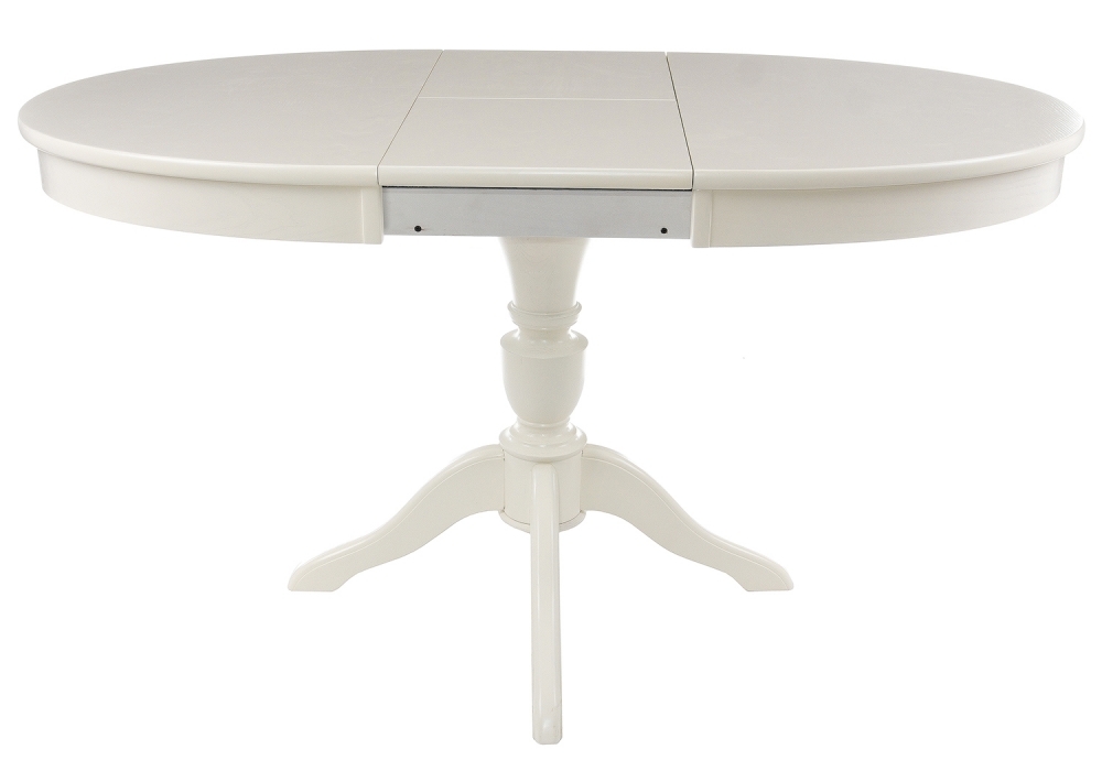 Стол деревянный Woodville Arno 106(141)х75х76 без патины / молочный 438337