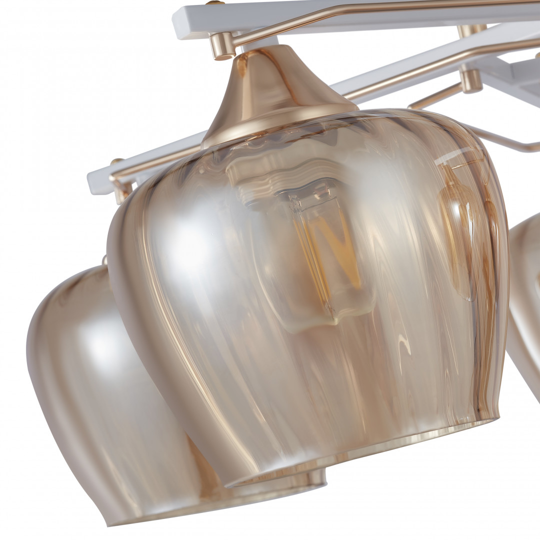 Люстра с плафонами 329508/5 WH+FG Arte Milano