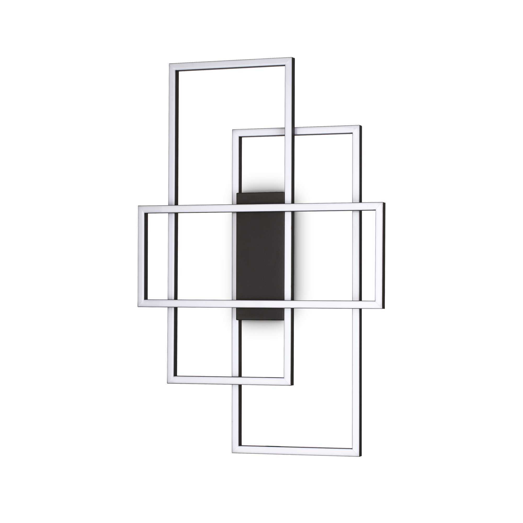 Потолочный светильник Ideal Lux FRAME PL RETTANGOLO NERO 270661
