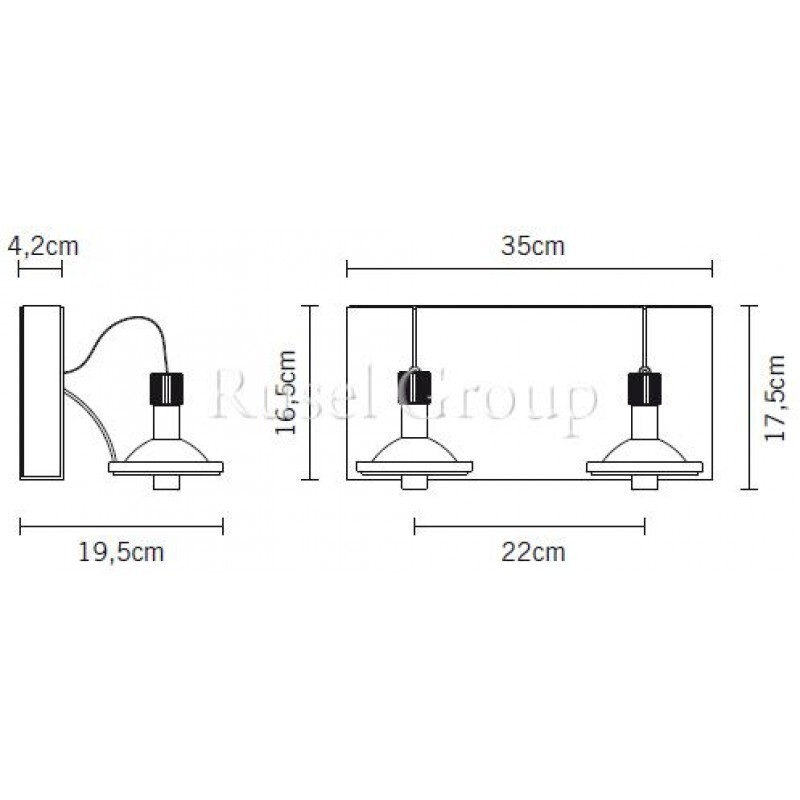 Настенно-потолочный светильник Fabbian Book D85 G11 01