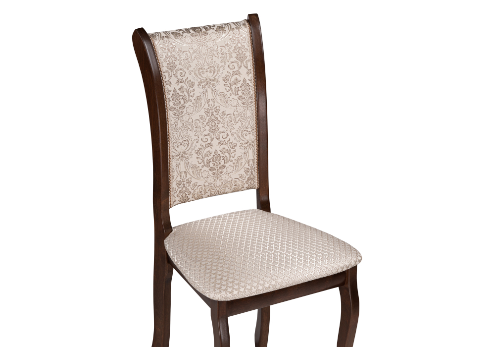 Стул деревянный Woodville Деревянный стул Вилмот темный орех / бежевый 527062