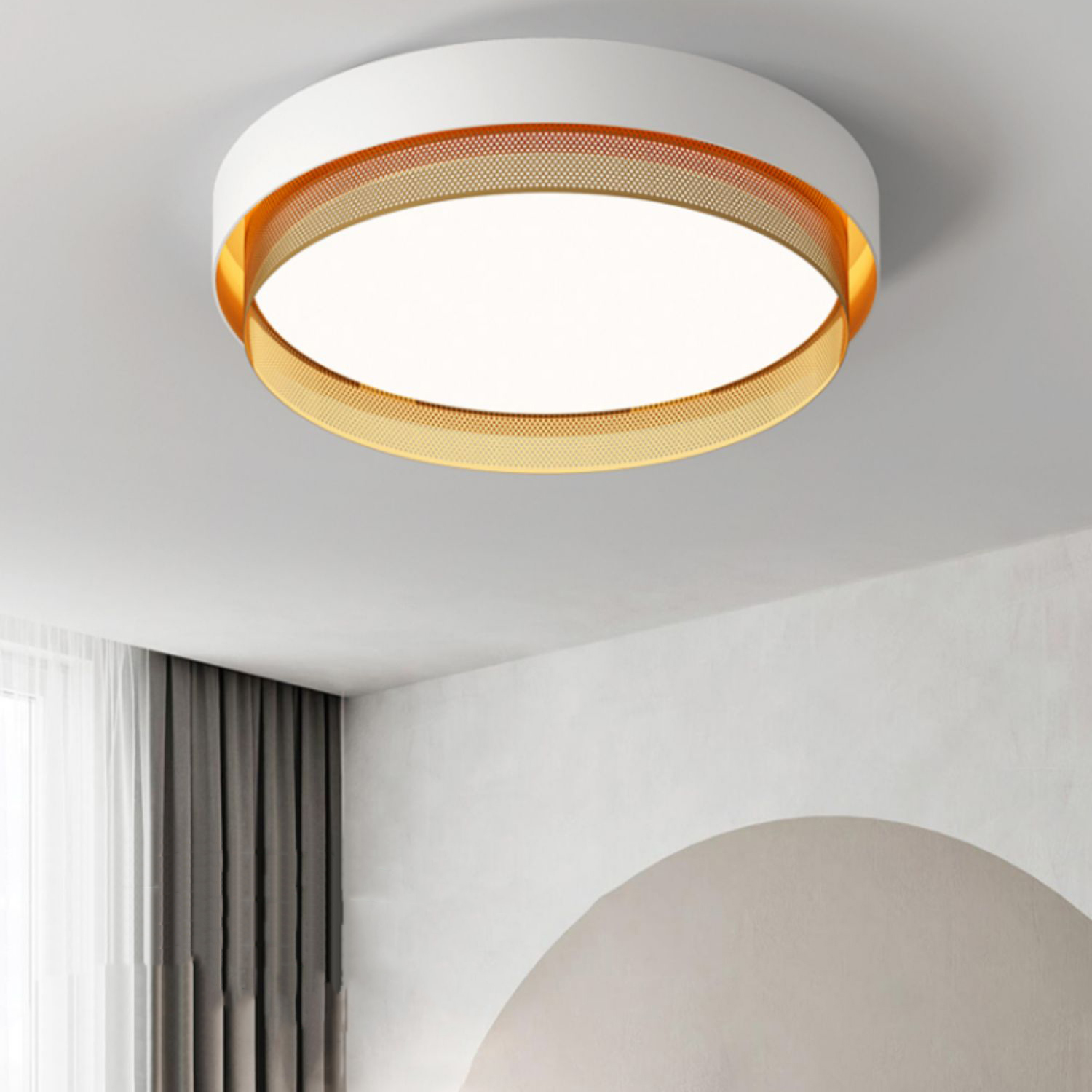 Потолочный светильник MALIA D45 White Трехцветный свет by ImperiumLoft
