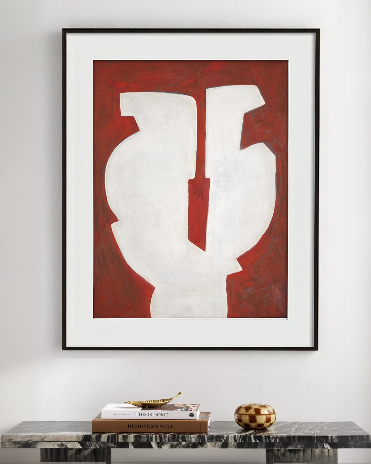 Интерьерное жикле Composition in red Louvre Home PP230206