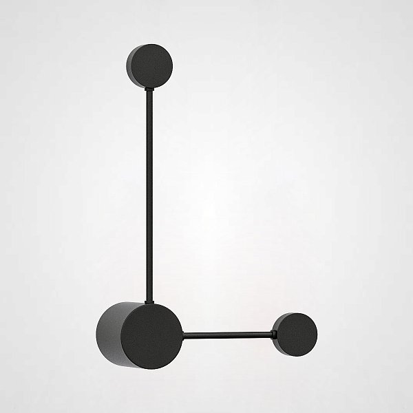 Бра Via Pin Wall Injection L41,5+29,5 Black by ImperiumLoft