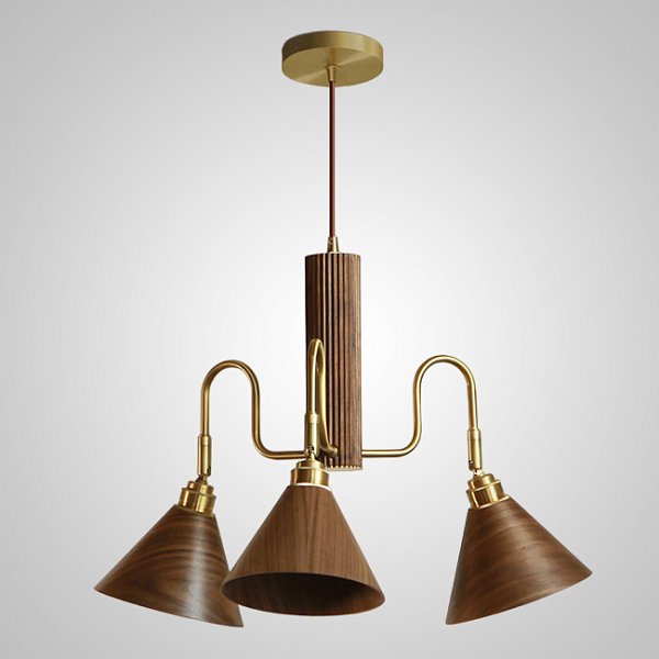 Подвесная люстра DOMENIC B D50 Dark Brown by ImperiumLoft