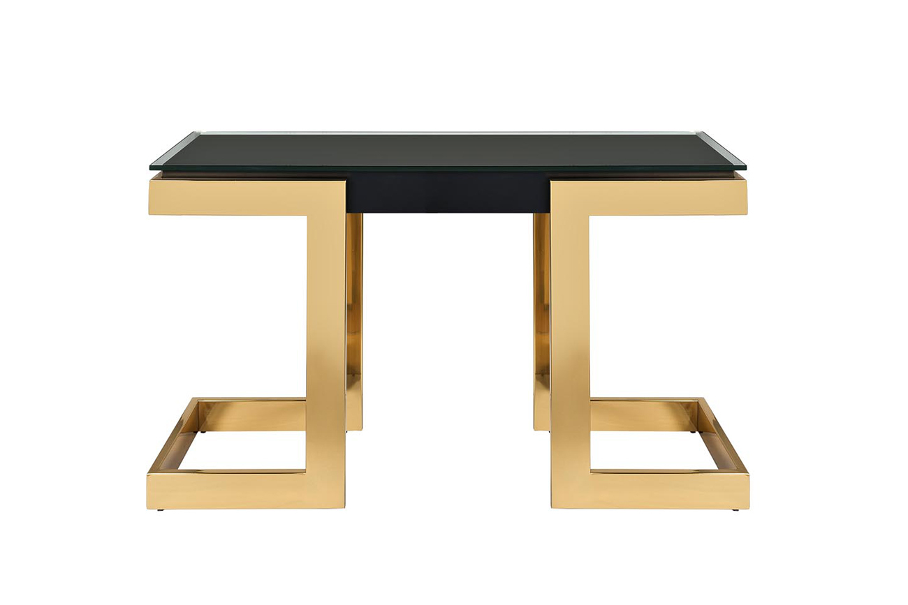 Консоль Marbella черная/золото Garda Decor 58DB-CST18166