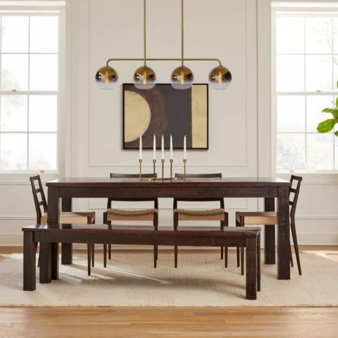 Реечный, рядный светильник CLOVE Brass Transparent by ImperiumLoft