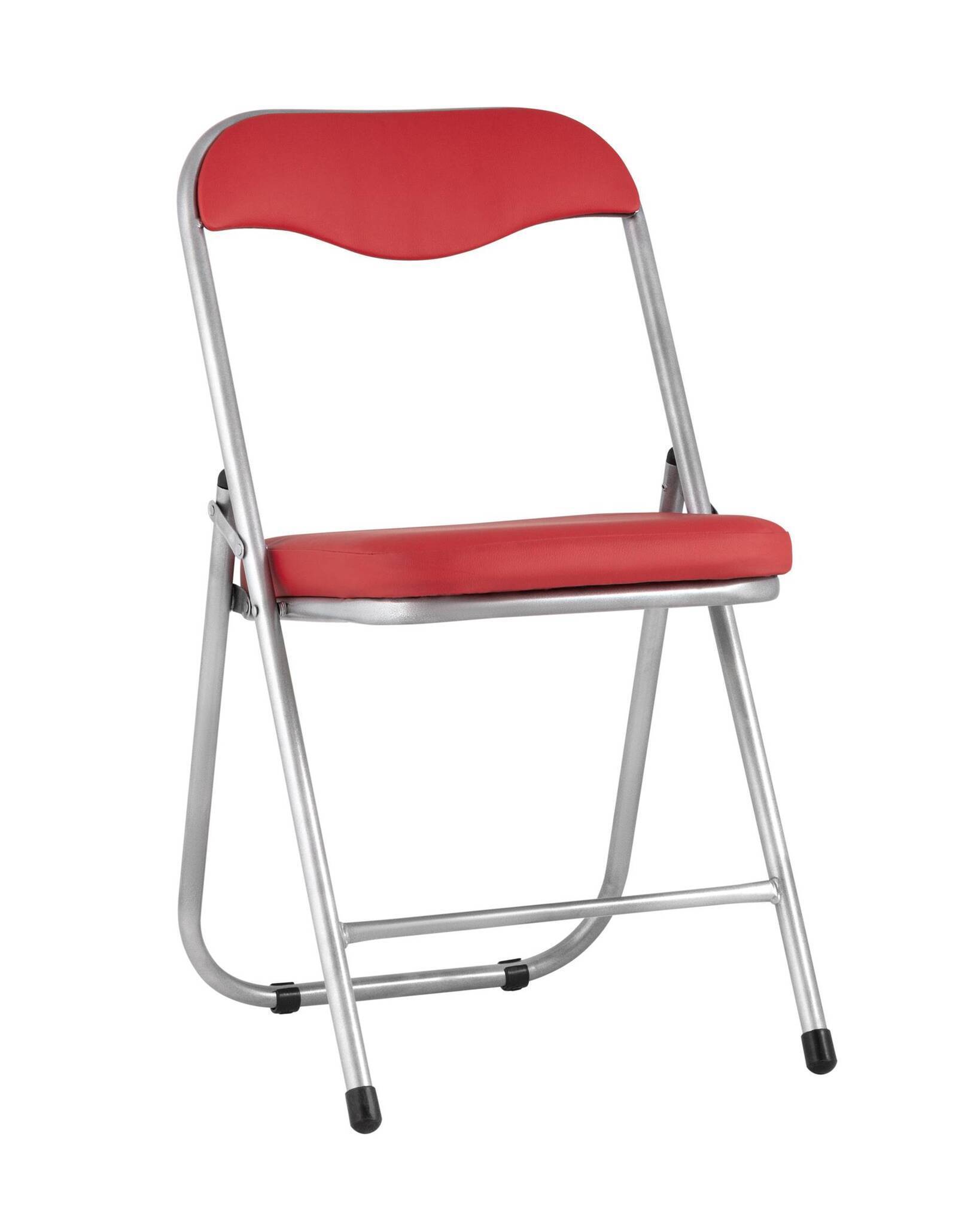 Стул складной ДЖОН металлик, красный Stool Group