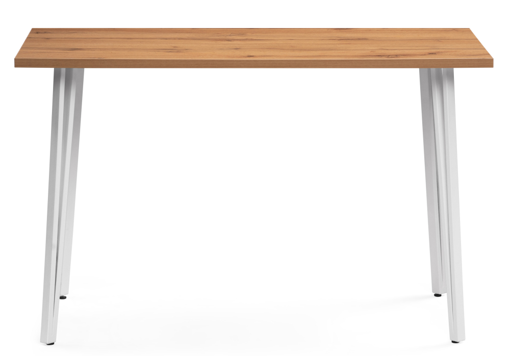 Стол деревянный Woodville Денвер Лофт 120х60х75 25 мм дуб вотан / белый матовый 506943