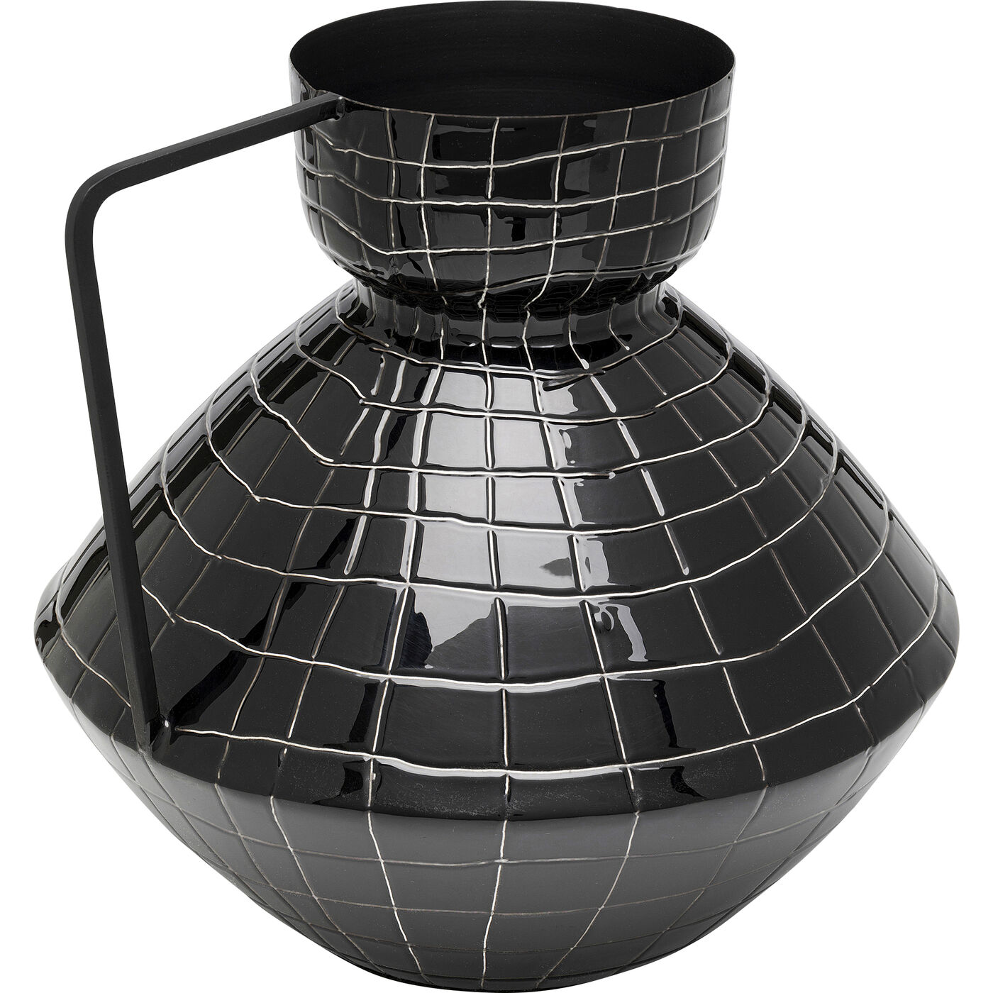 Ваза Black Mesh Handle 29cm KARE 57147