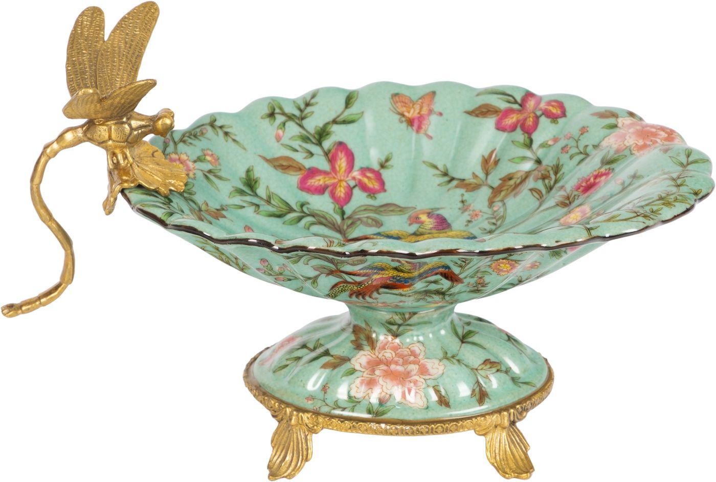 Чаша со стрекозой Glasar 31G2561/C929HC/HLD1533