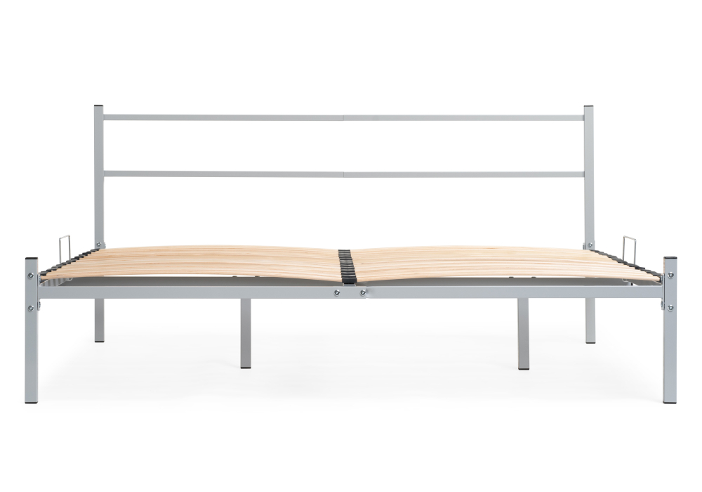 Кровать Woodville Фади 120х200 серая 462535