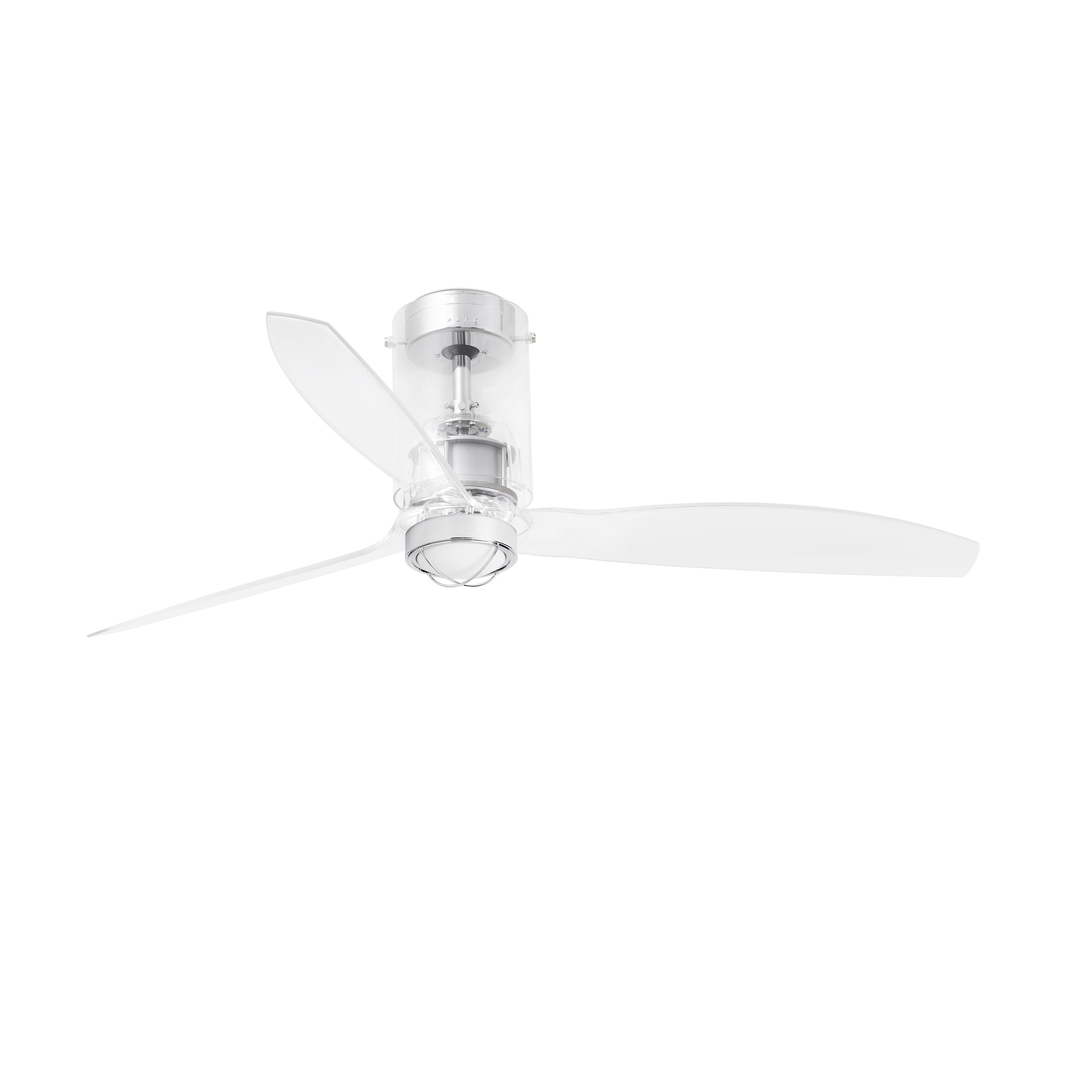 Потолочный вентилятор Mini Tube Fan LED прозрачный Faro