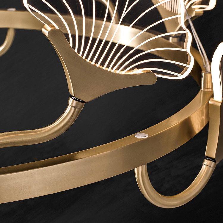 Светодиодная люстра с кольцевым каркасом SELVI B D70 by ImperiumLoft