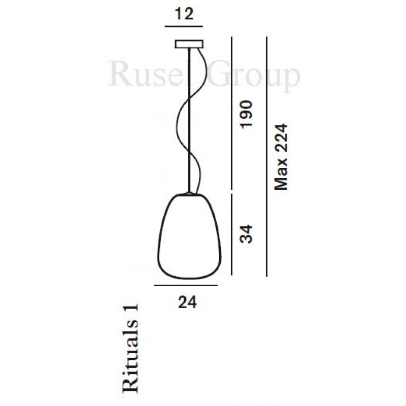Подвесной светильник Foscarini Rituals 1 multi sospensione