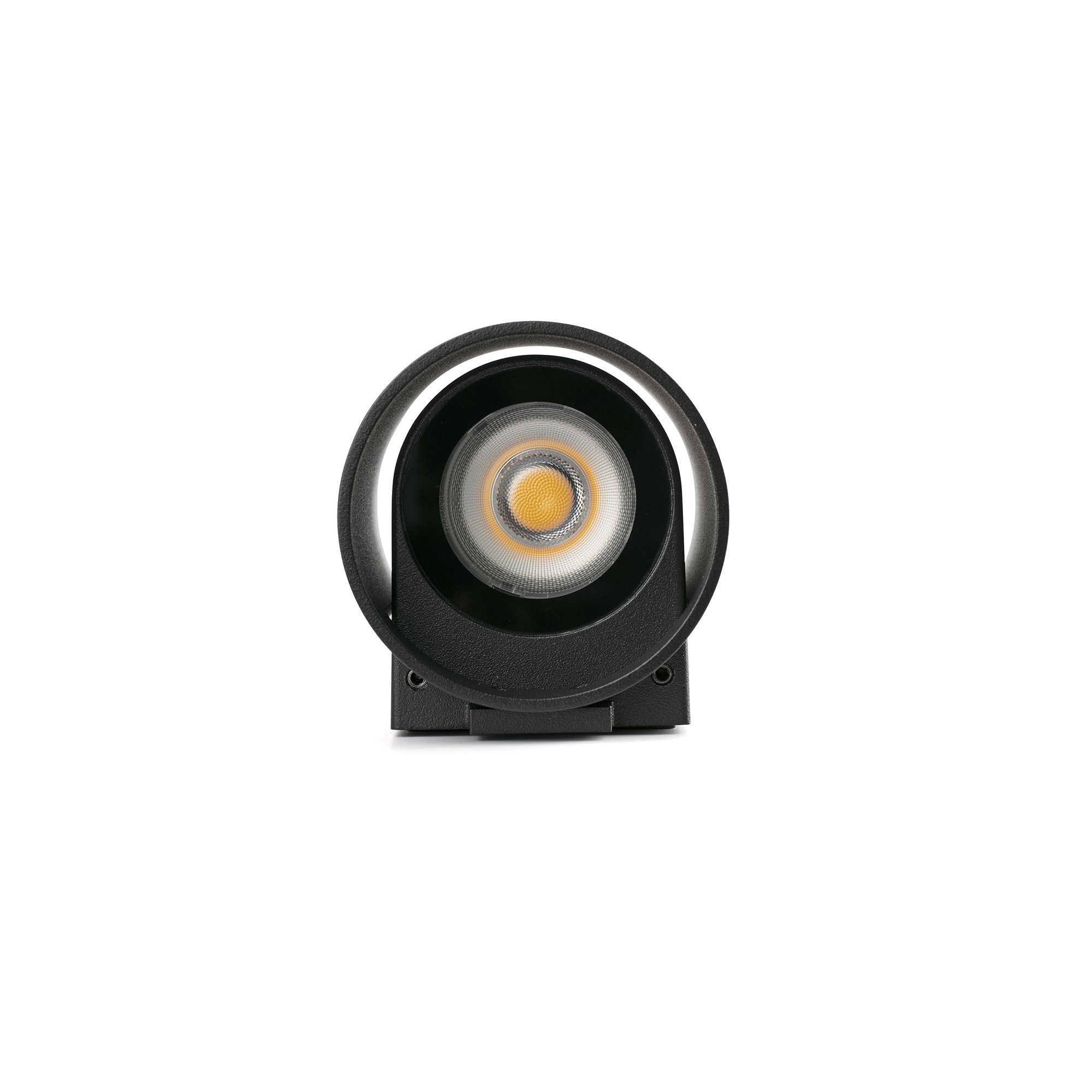 KOV 1L Настенный светильник круглый черный LED 6W 3000K 34° Faro