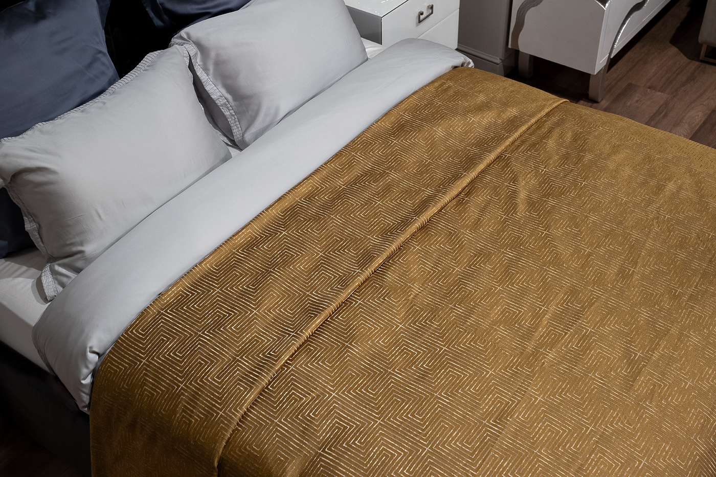 Покрывало горчичное Garda Decor 121GD-12115