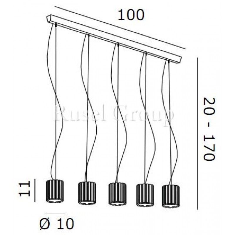 Подвесной светильник de MAJO CHARLOTTE S5L