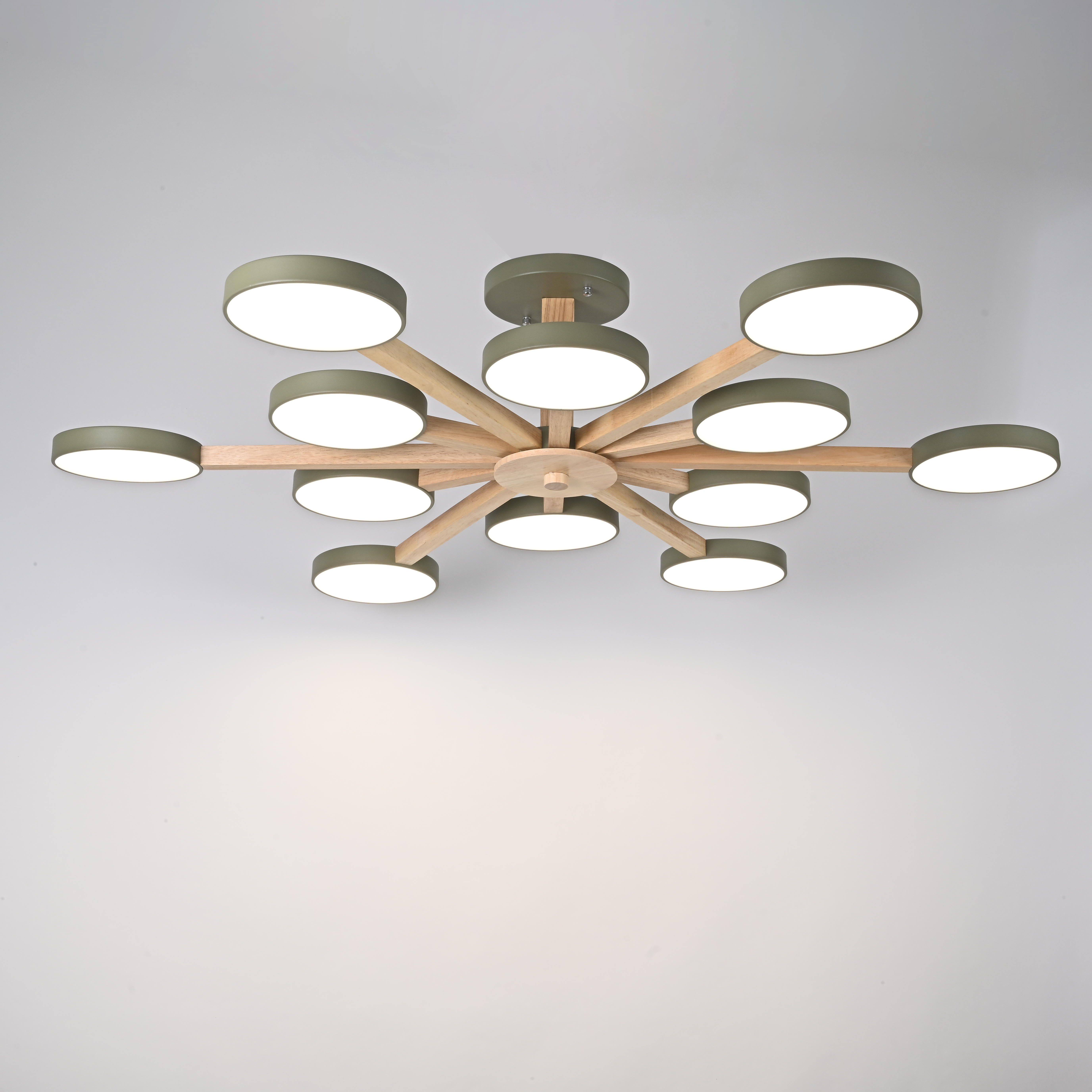 Потолочный светильник TURNA L12 Khaki by ImperiumLoft