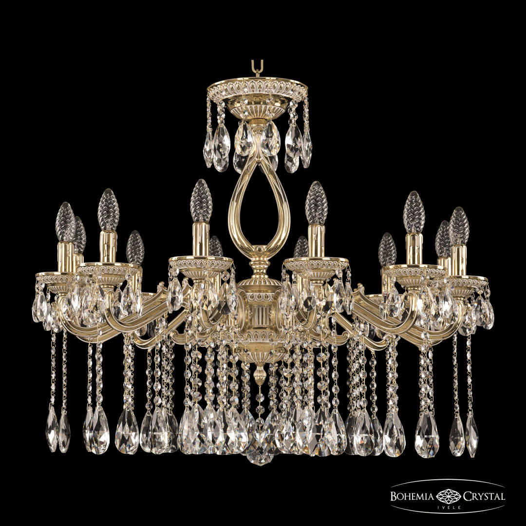 Люстра бронзовая 75302/12/250 A GW Bohemia Ivele Crystal