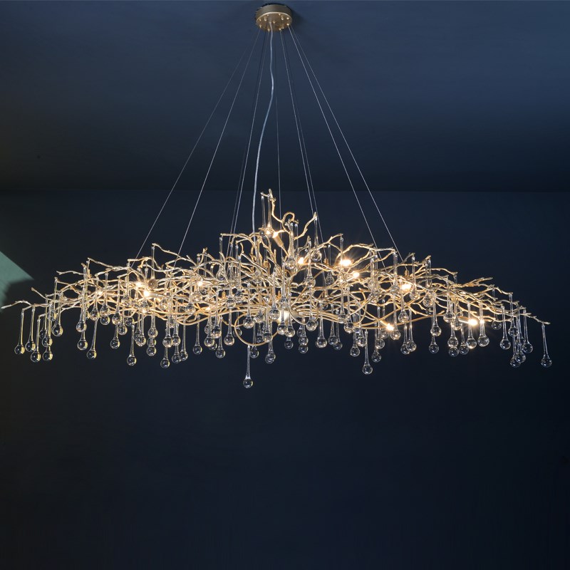 Люстра Bijout 24 L180 Transparent by ImperiumLoft