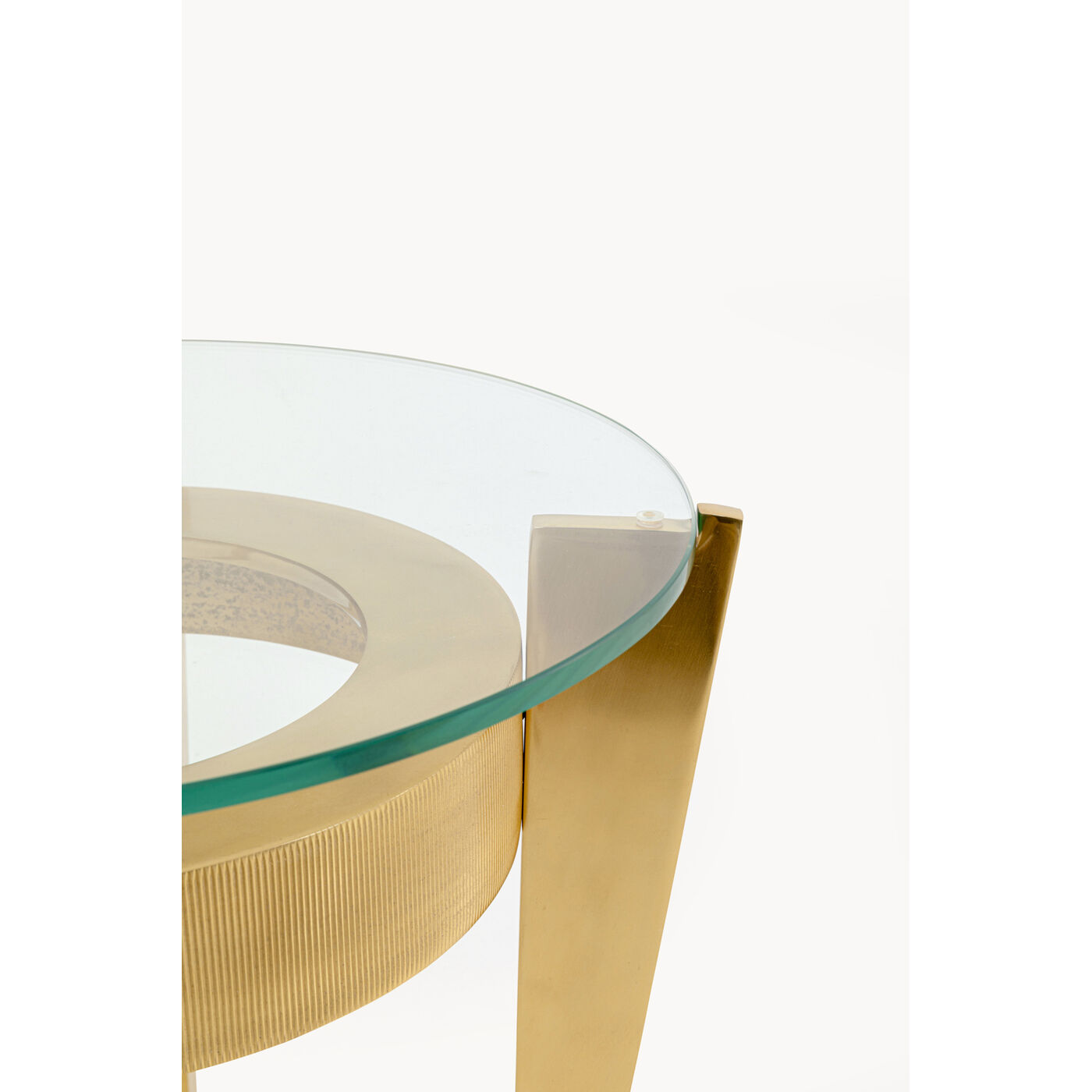 Стол приставной Nino Gold Ø41cm KARE 71287