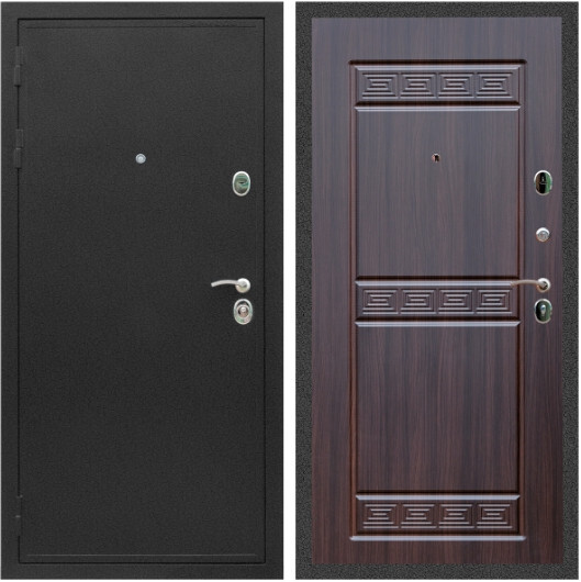 Дверь входная Graf Престиж Черный крокодил / МДФ 10 мм ФЛ-242 Эковенге