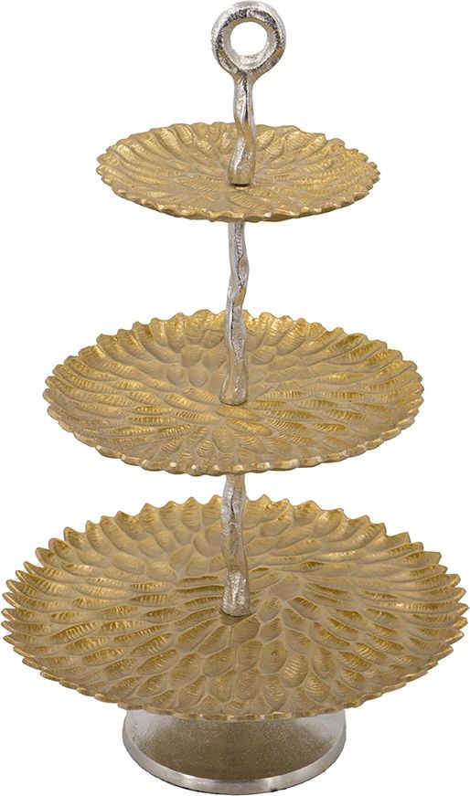 Блюдо сервировочное трехъярусное Glasar 83767