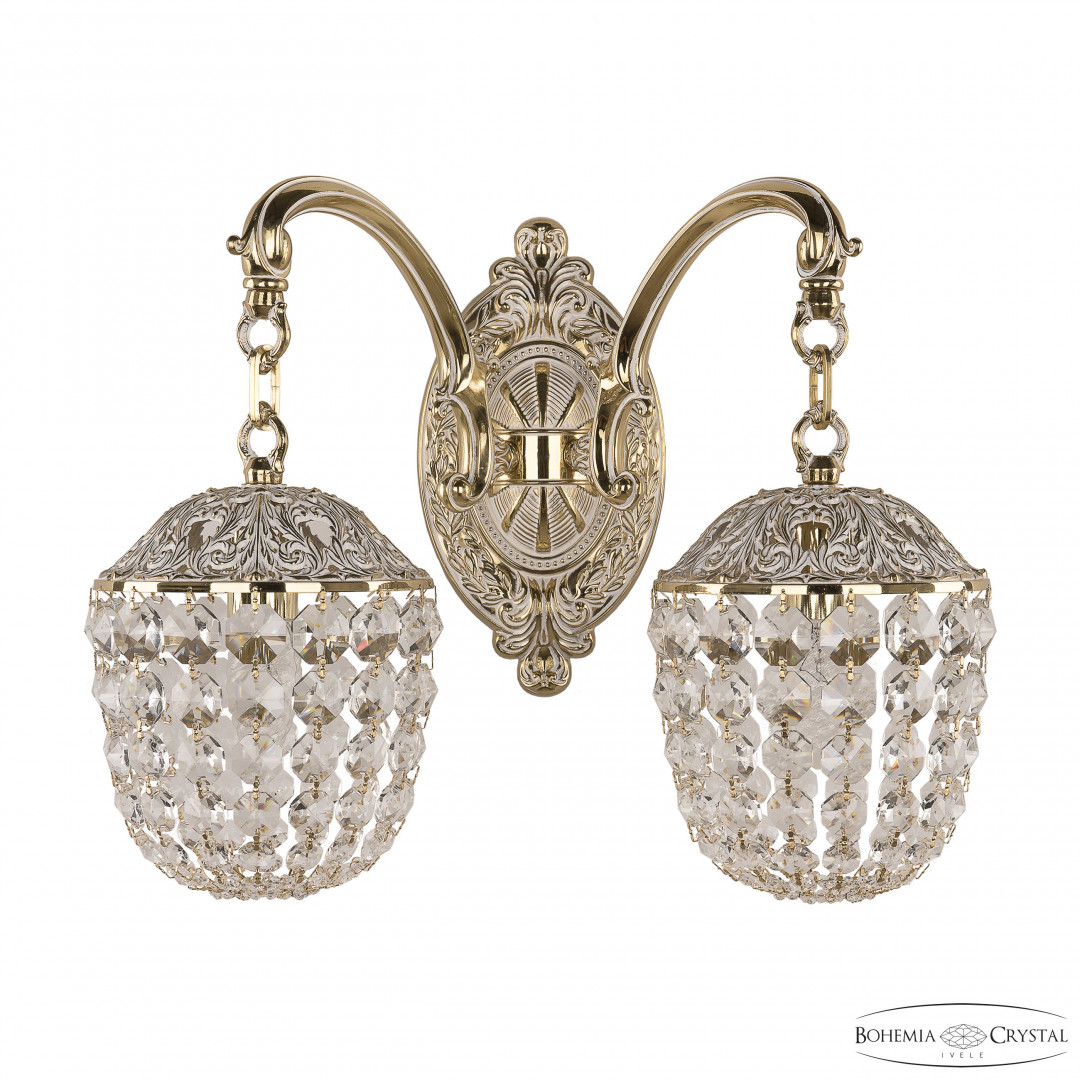 Бра бронзовые с хрусталём 7209B10R/2/175 GW