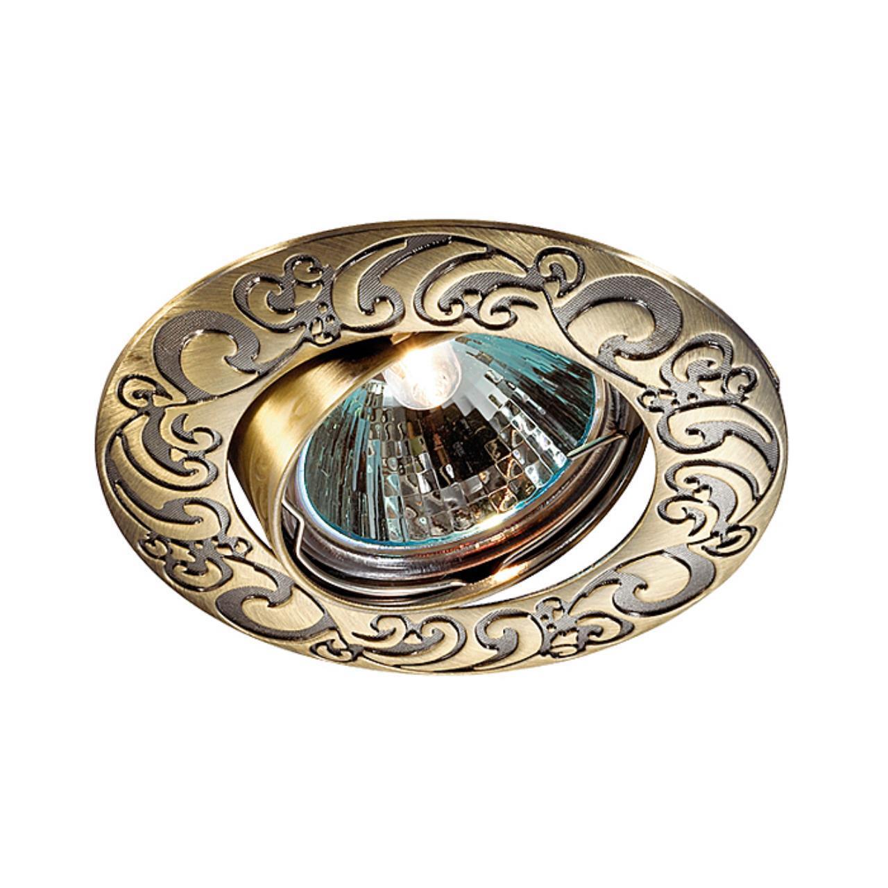 Стандартный встраиваемый поворотный светильник Novotech 369640