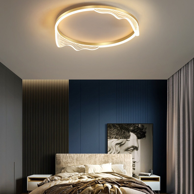 Потолочный светильник IZELIN D50 Brass by ImperiumLoft